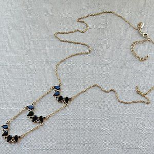 Spring Street Women Necklace Long Chain Drop 3 Layer Pendant Fashion Jewelry